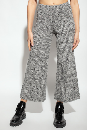 Proenza Schouler Ribbed ruched trousers