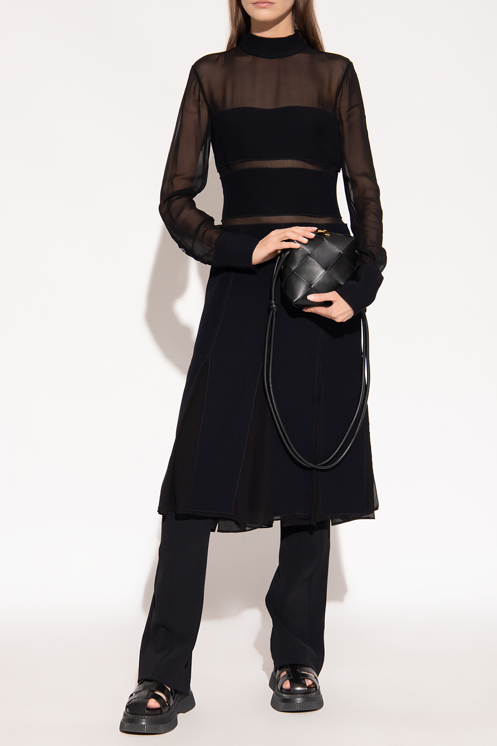 Proenza Schouler velvet trousers with stitching