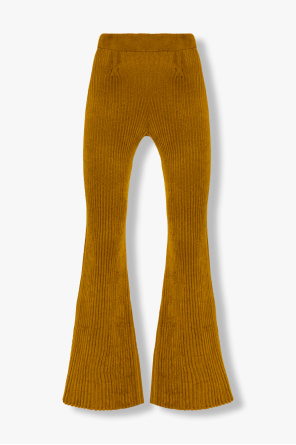 Proenza asymmetric Schouler glossy knit turtleneck top
