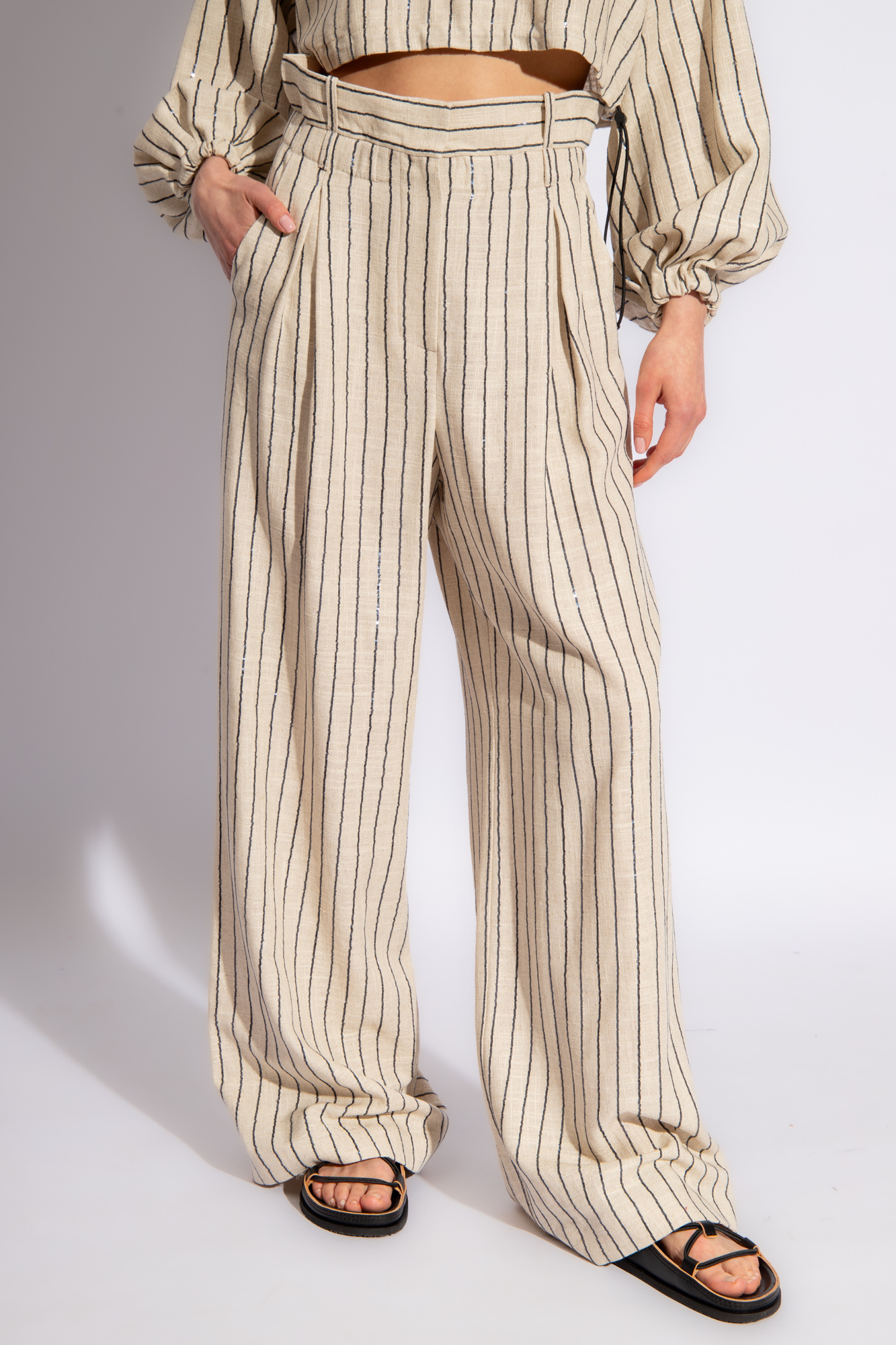 The Mannei ‘Ludvika’ Satin trousers