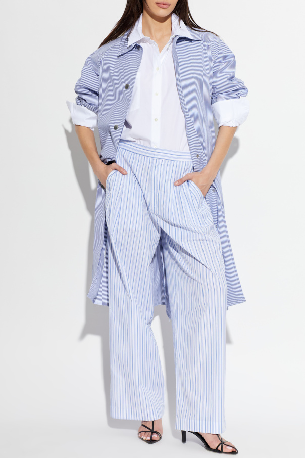 Rag & Bone  Cotton trousers with a striped pattern