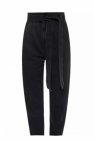AllSaints BLACK ‘Ralita’ jeans with tie fastening