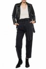 AllSaints BLACK ‘Ralita’ jeans with tie fastening