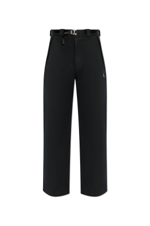 Pants with logo