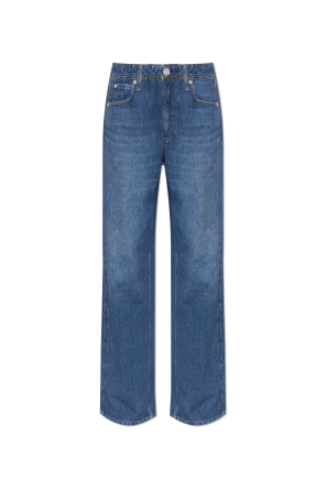 Trousers with "Jeansu" effect