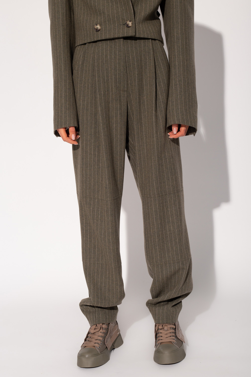 The Mannei ‘Prato’ pleated trousers