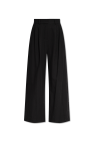 The Mannei BLACK ‘Idre’ trousers with pleats
