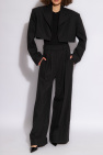 The Mannei BLACK ‘Idre’ trousers with pleats