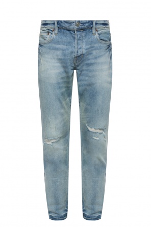 Jeansy z przetarciami ‘rex’ od AllSaints