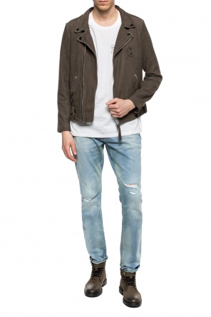 Jeansy z przetarciami ‘rex’ od AllSaints