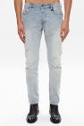AllSaints BLUE ‘Rex’ jeans with raw edge