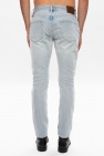 AllSaints BLUE ‘Rex’ jeans with raw edge