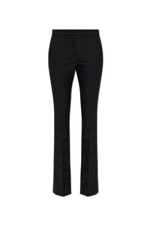 Pantalones con raya y pernera acampanada