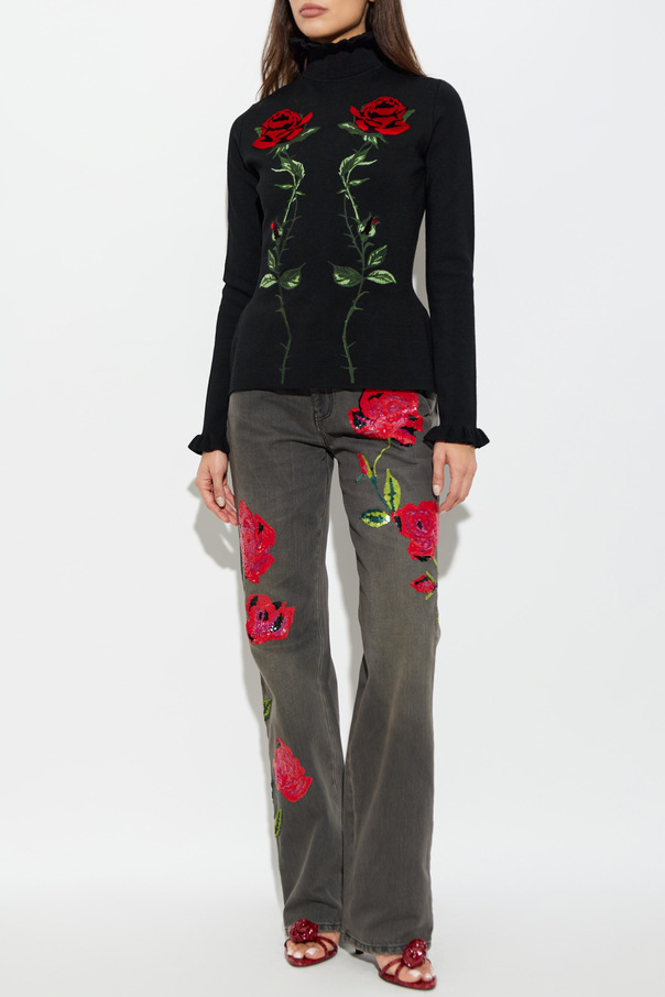 Blumarine Jeans with appliqué