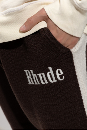 Rhude Trousers with logo