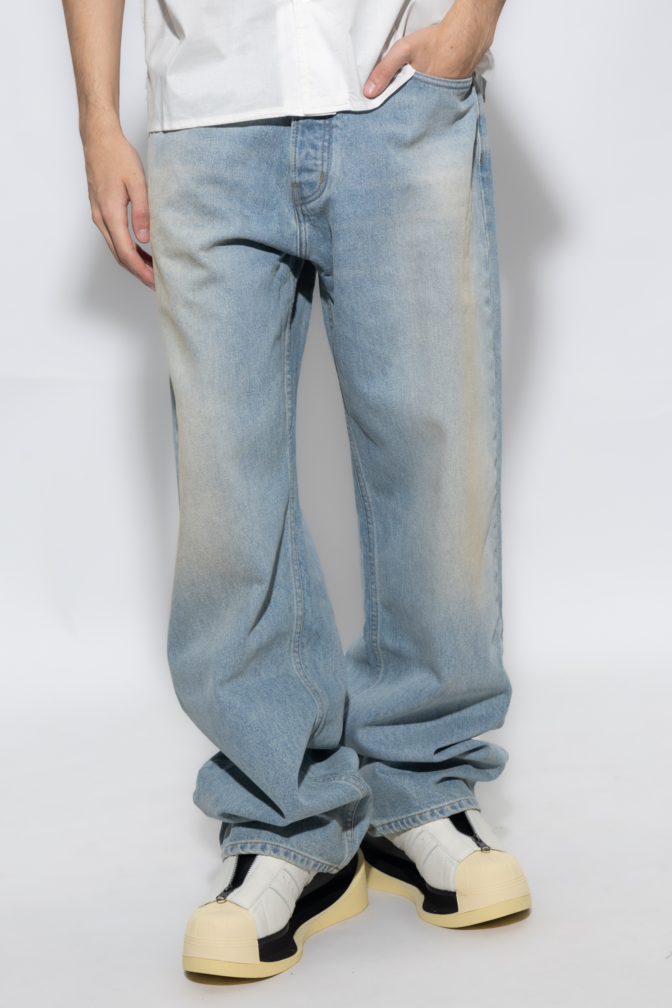 Rhude Jeans with vintage effect