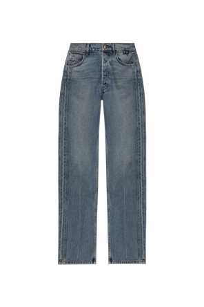 Straight-leg jeans