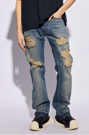 Rhude Jeans with vintage effect