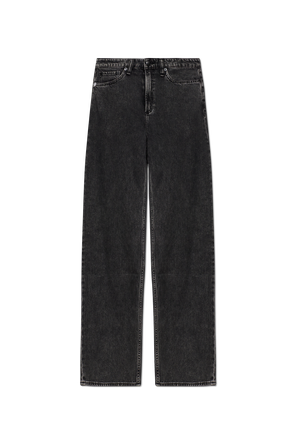 Jeans with straight-leg cut