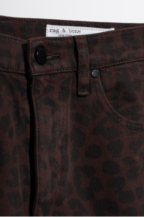 Rag & Bone  Jeans mit Animal-Print