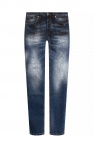 John Richmond NAVY BLUE Jeans with faded-effect