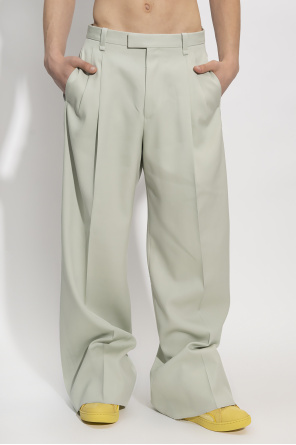 Lanvin Wool pleat-front May trousers