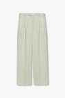 Jil Sander foliage-print terry-cotton shorts