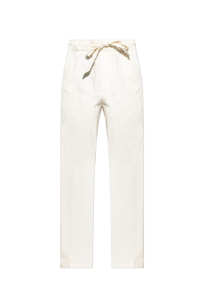 Pantalones de algodón de corte holgado od Lanvin