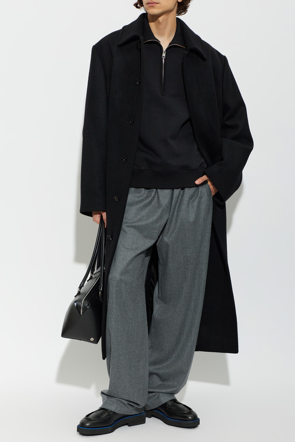 Lanvin Vlnené nohavice s pukom