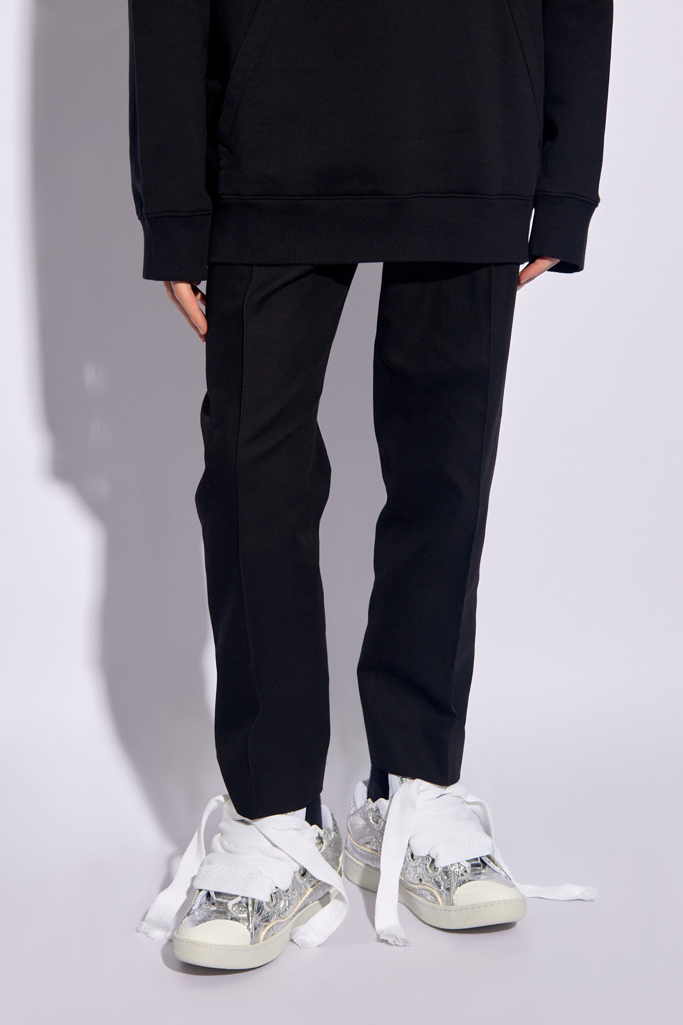 Lanvin Pleat-front zoom trousers