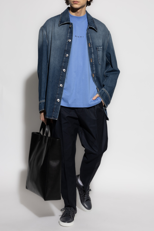 Lanvin Pantalones con costura en las perneras