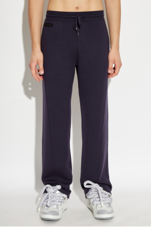 Lanvin Wool Trousers with Logo