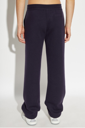 Lanvin Wool Trousers with Logo