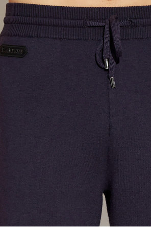 Lanvin Wool Trousers with Logo