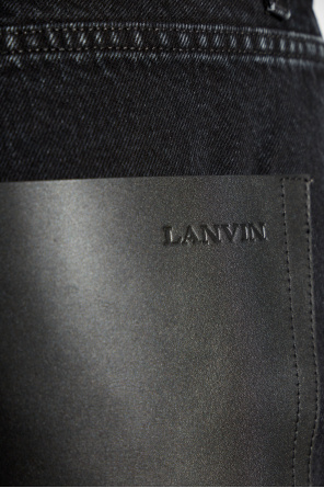 Lanvin Jeansy z logo