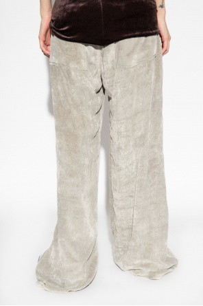 Rick Owens Velour trousers
