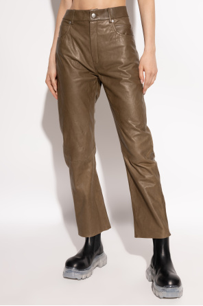 Rick Owens Leather trousers Detroit