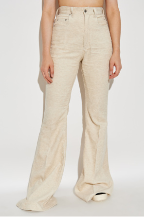 Rick Owens Corduroy trousers with flared legs