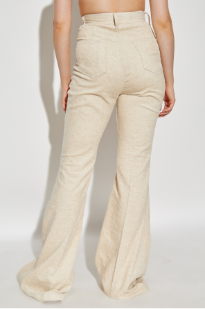 Rick Owens Corduroy trousers with flared legs