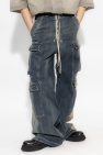 Rick Owens BLUE Jeans with multiple pockets