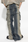 Rick Owens BLUE Jeans with multiple pockets