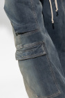 Rick Owens BLUE Jeans with multiple pockets