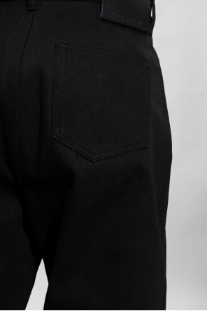 Rick Owens Bail Brooch-embellished Cotton-poplin Dress Womens Black