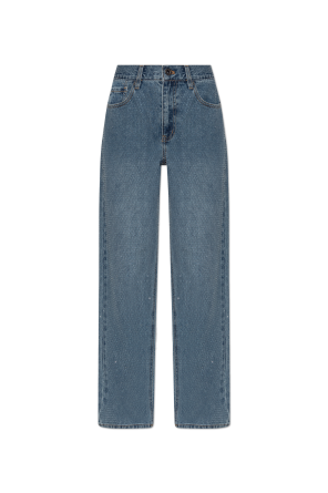 Jeans mit glänzenden pailletten od Self-Portrait