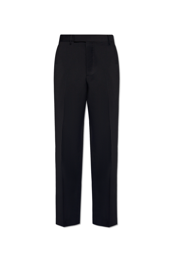 Rick Owens Wełniane spodnie ‘Tailored Dietrich’
