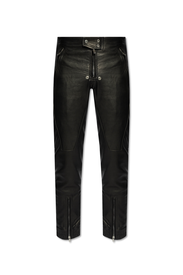 Rick Owens ‘Luxor’ leather trousers