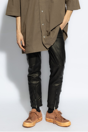 Rick Owens ‘Luxor’ leather trousers