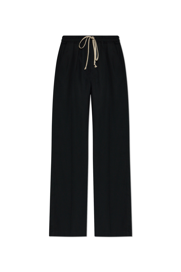 Wool trousers with straight-leg cut od Rick Owens