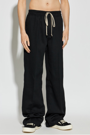 Rick Owens Wollhose mit gerade geschnittenen Beinen