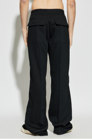 Rick Owens Wollhose mit gerade geschnittenen Beinen
